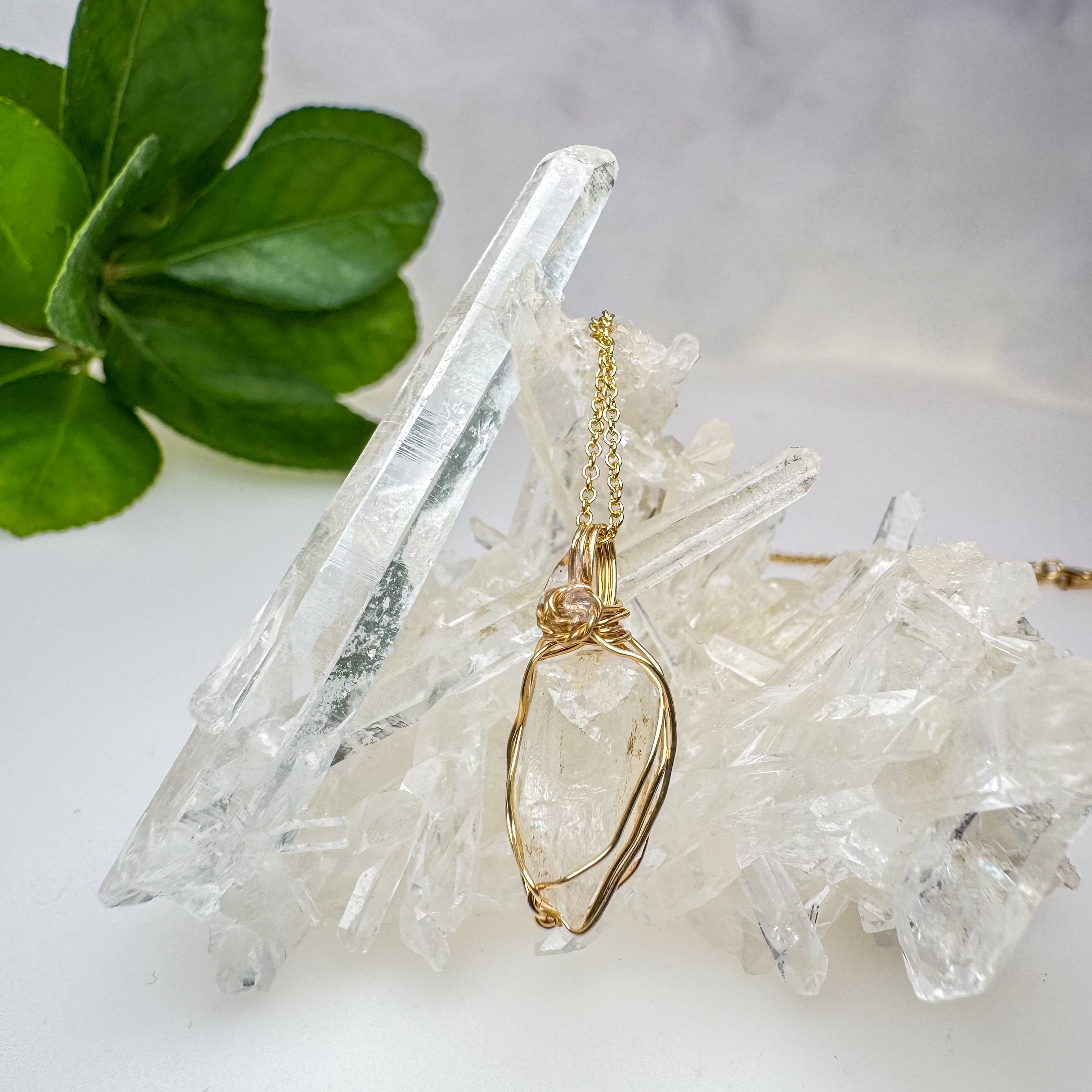 ✳︎高千穂水晶✳︎貴方だけのお守りペンダント✳︎ 高千穂水晶ネックレス | sunday shop〜宮崎水晶アクセサリー〜