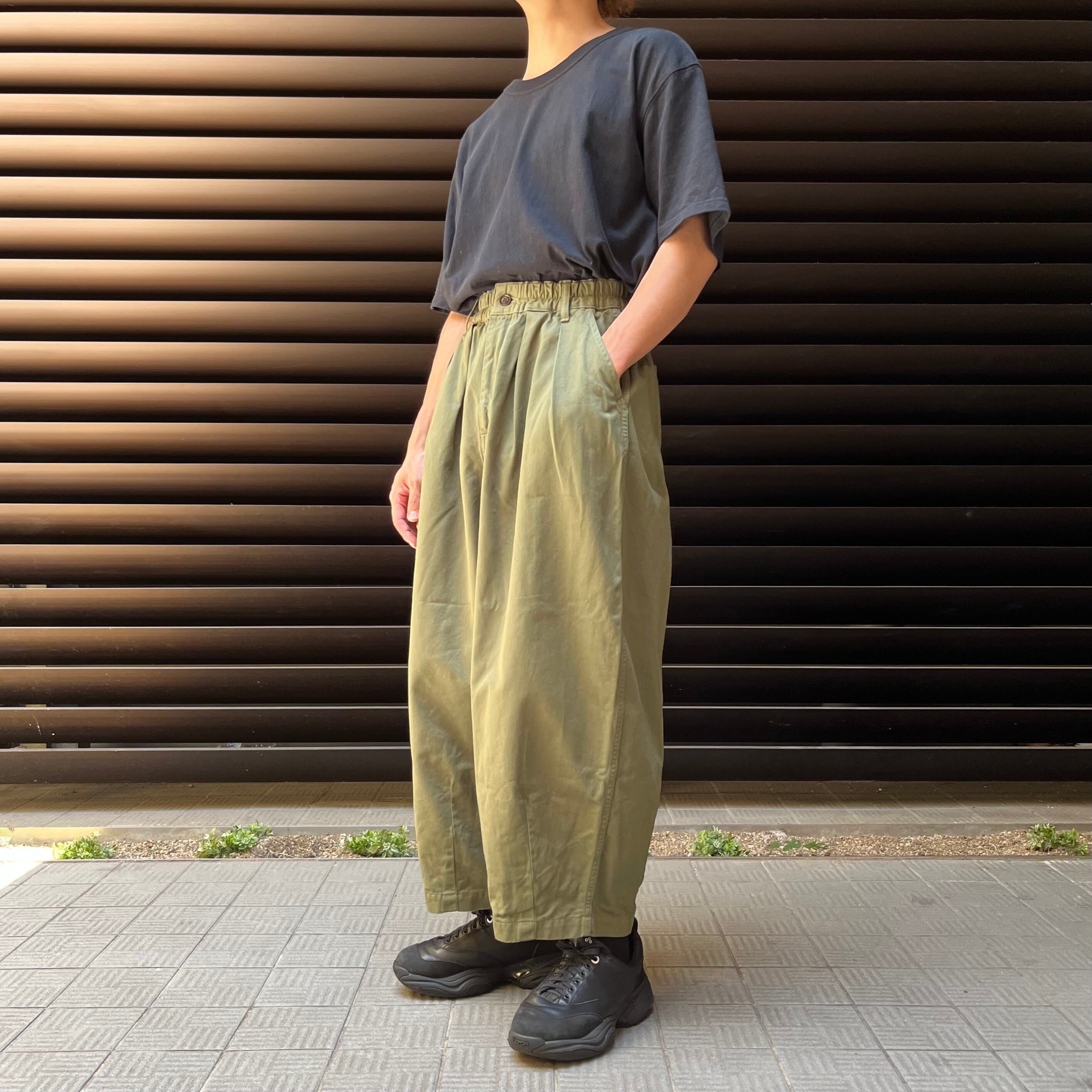 【HARVESTY】CHINO CIRCUS PANTS (UNISEX) / ハーベスティ