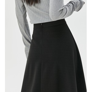 ウールライク フレア ロング スカート 10293