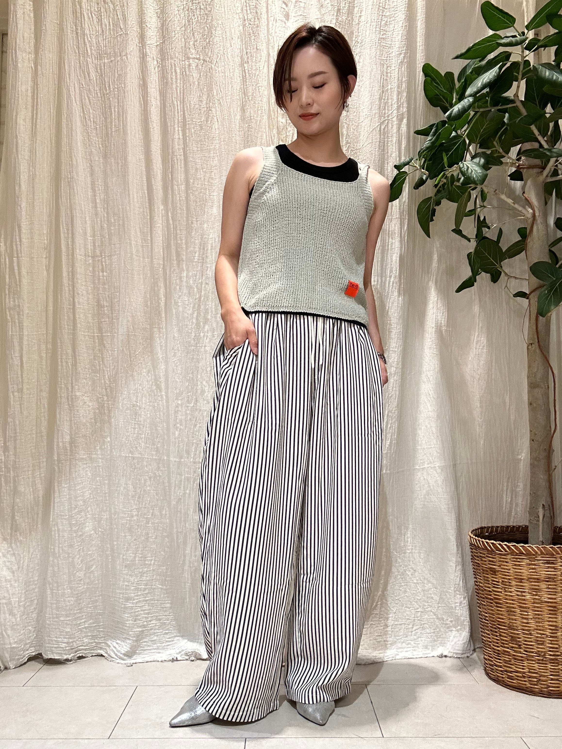 サッカーストライプイージーパンツ RED CHOP WORKS(レッドチョップ