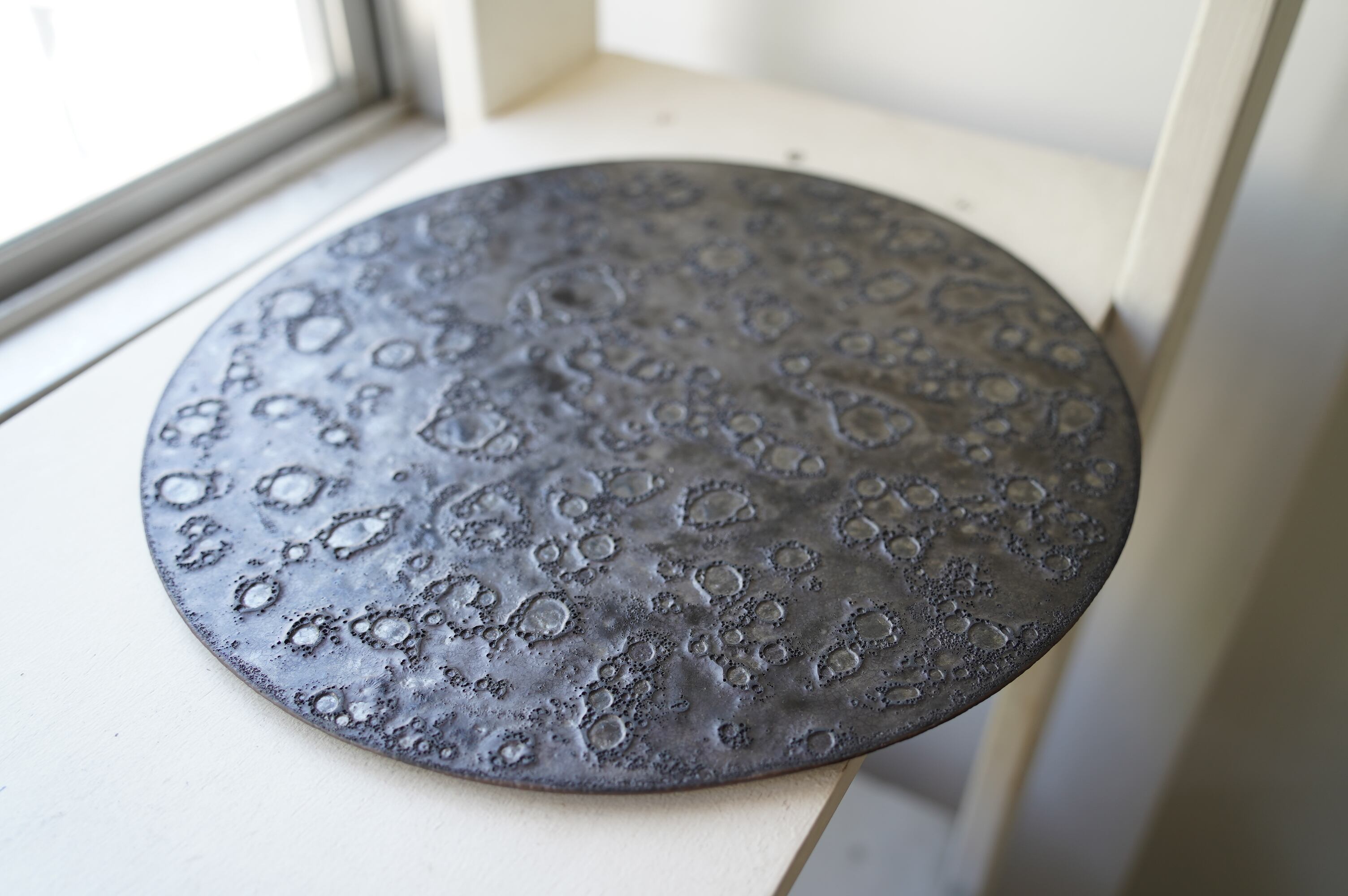 moon plate 大(27cm) 山下寛兼 1