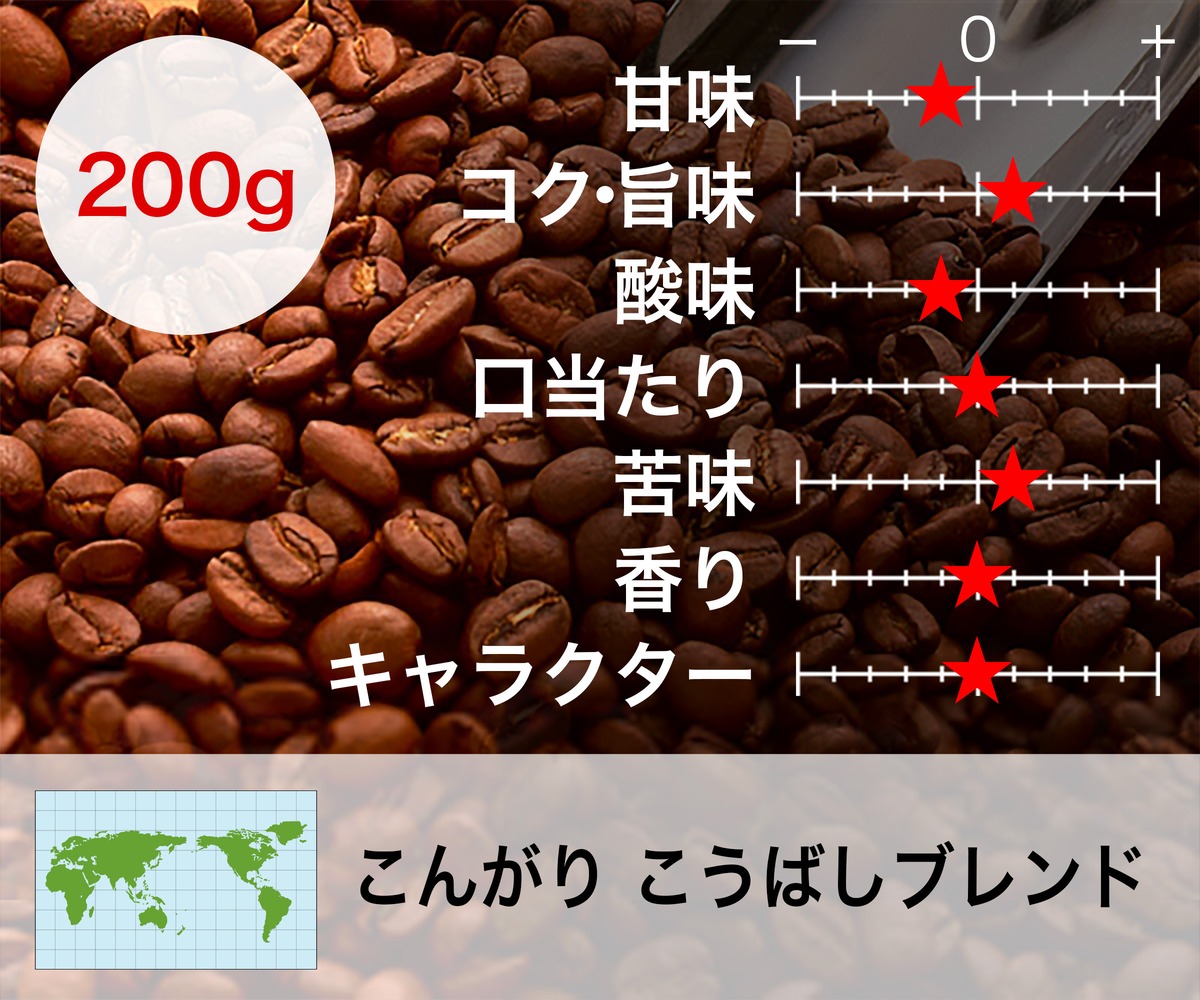 こんがり こうばしブレンド/コーヒー豆(200g) | マイスターズ・コーヒー TANAKA