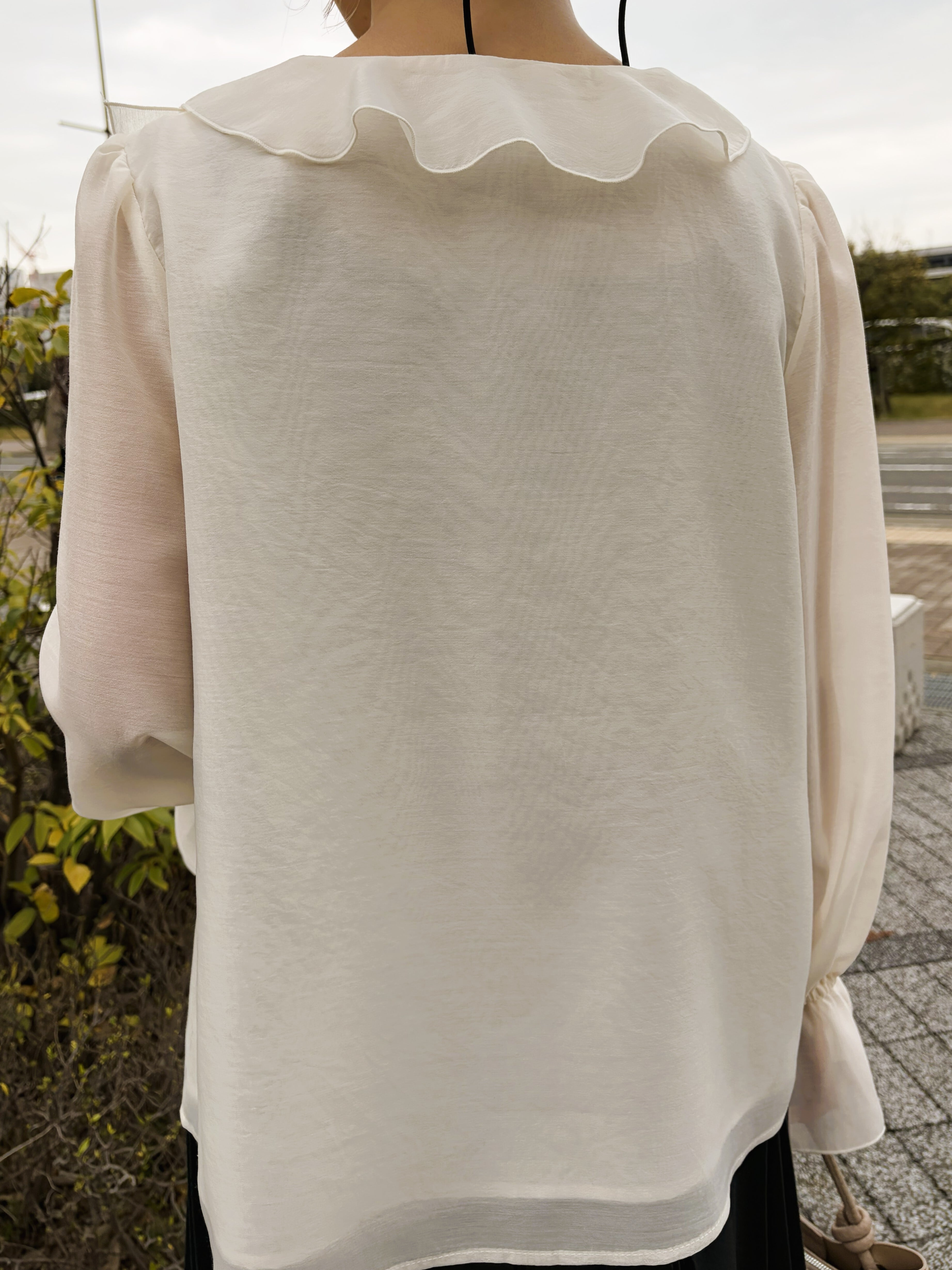 9286KT】シアーラッフルブラウス（9113-61056） | 9286 Fashion Lab