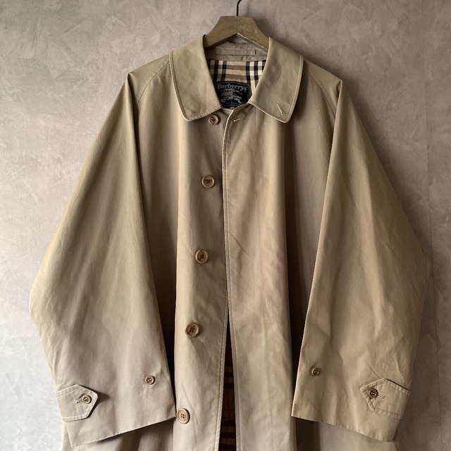 一枚袖フランス製1950's BURBERRYS ステンカラーコート 一枚袖フランス製1950's BURBERRYS ステンカラーコート