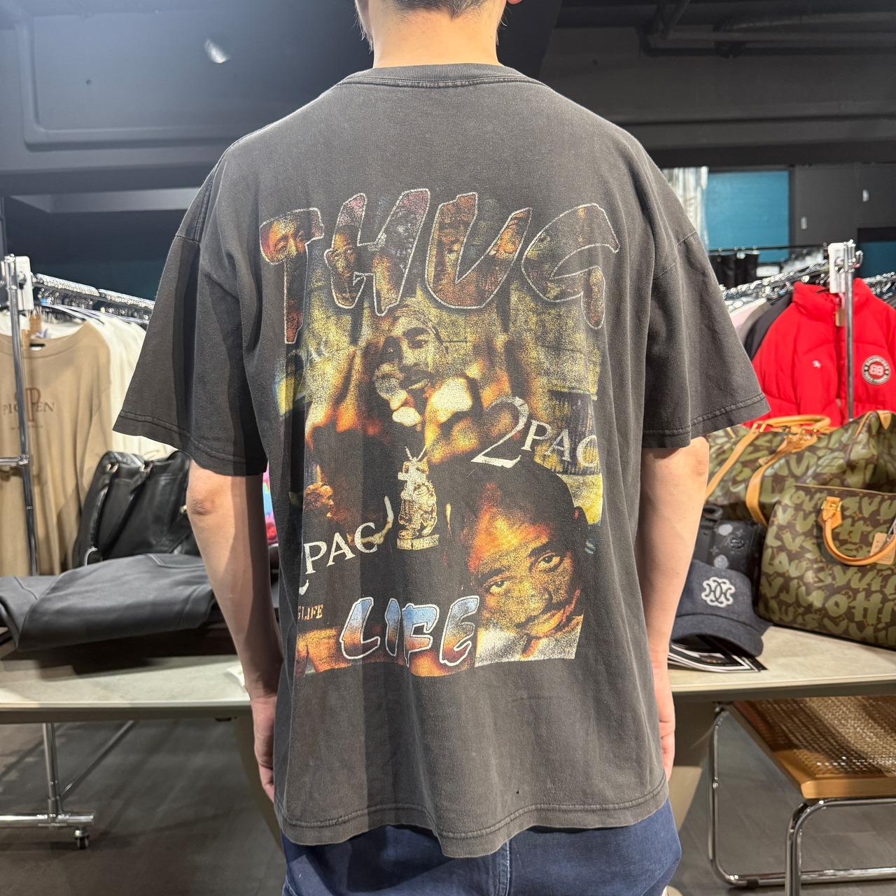 【2PAC】2パック MAKAVELI THUG LIFE RAP Tシャツ