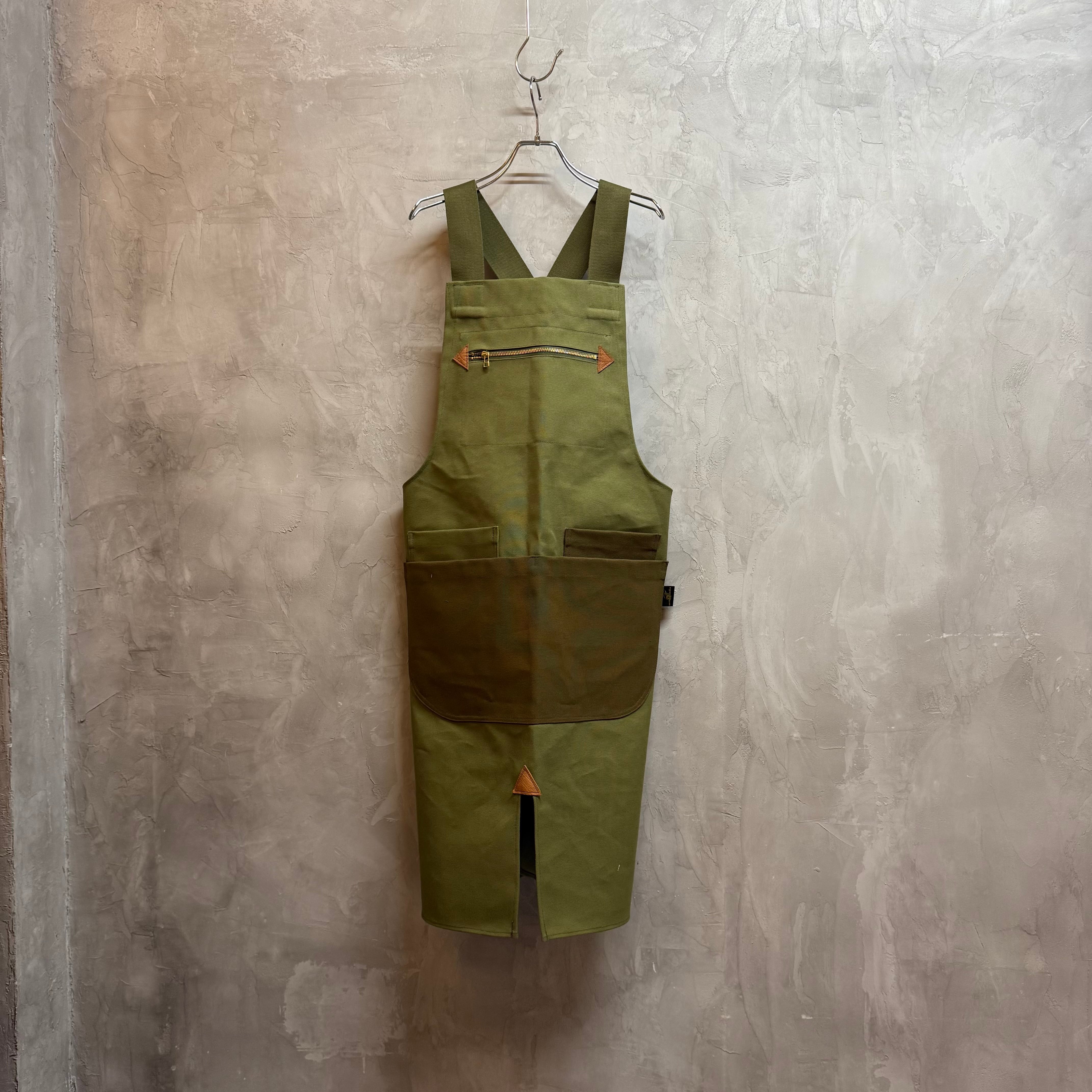 long apron vintage linen | motokitanaka