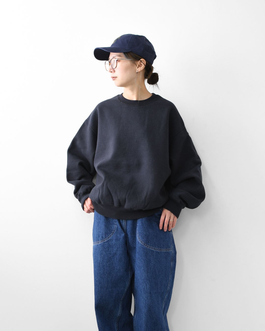orslow [オアスロウ] RELAX FIT DENSELY KNIT SWEAT SHIRT [01-0041-02