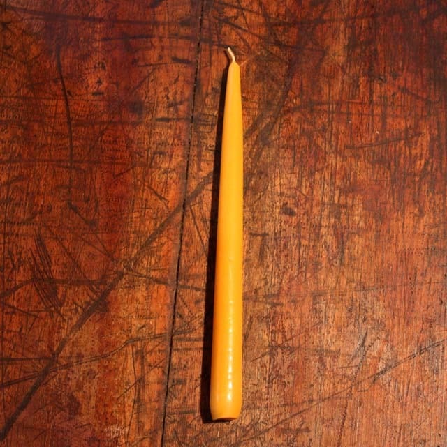 T-6 テーパー 25cm 蜜蝋キャンドル