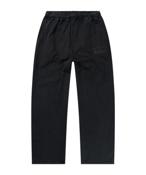 Aries / AR30004.04 PREMIUM FADED TEMPLE STRAIGHT SWEATPANTS (BLACK)