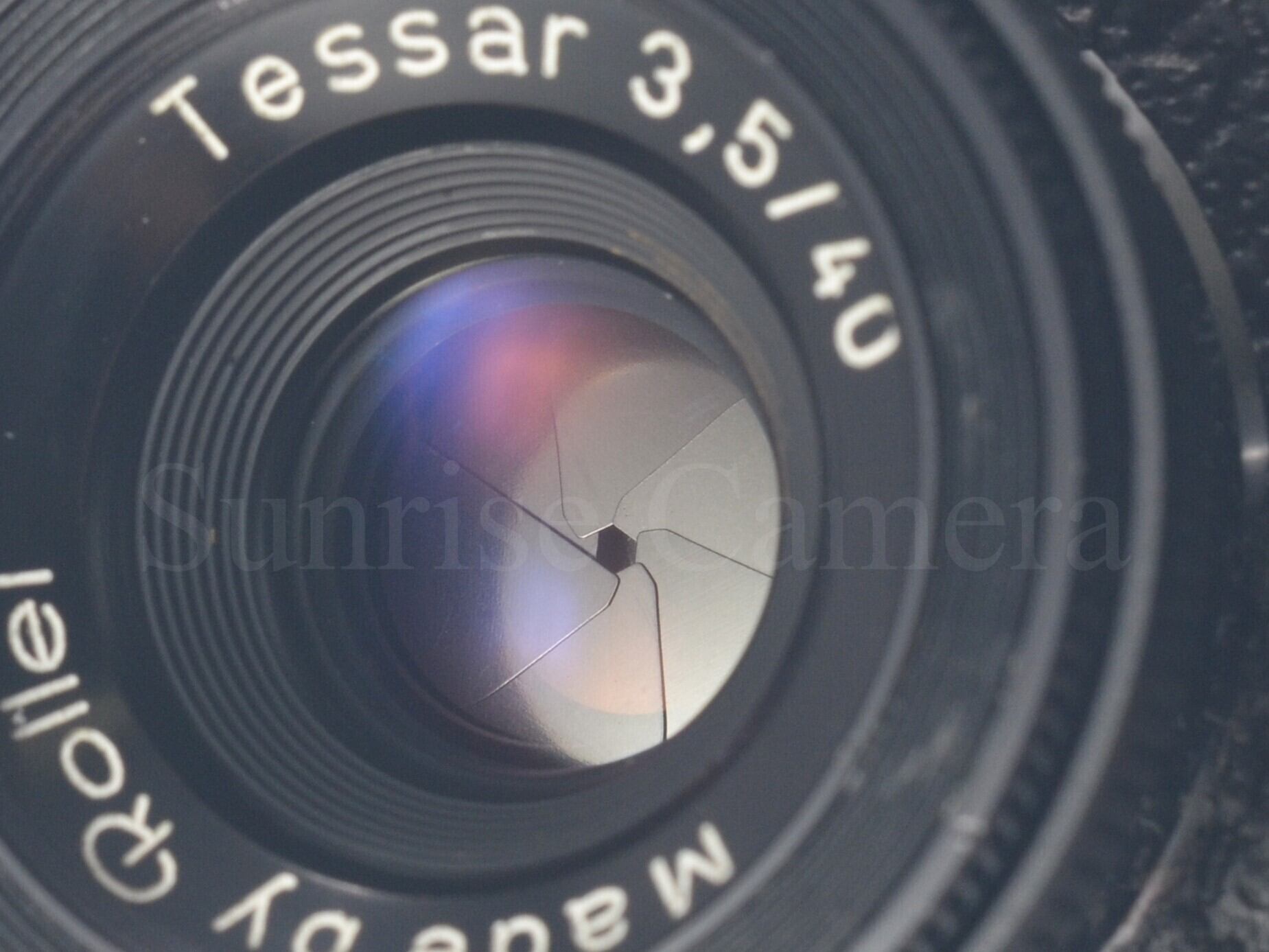 Rollei 35 ブラック / Tessar 40mm F3.5 整備済 ローライ (55756