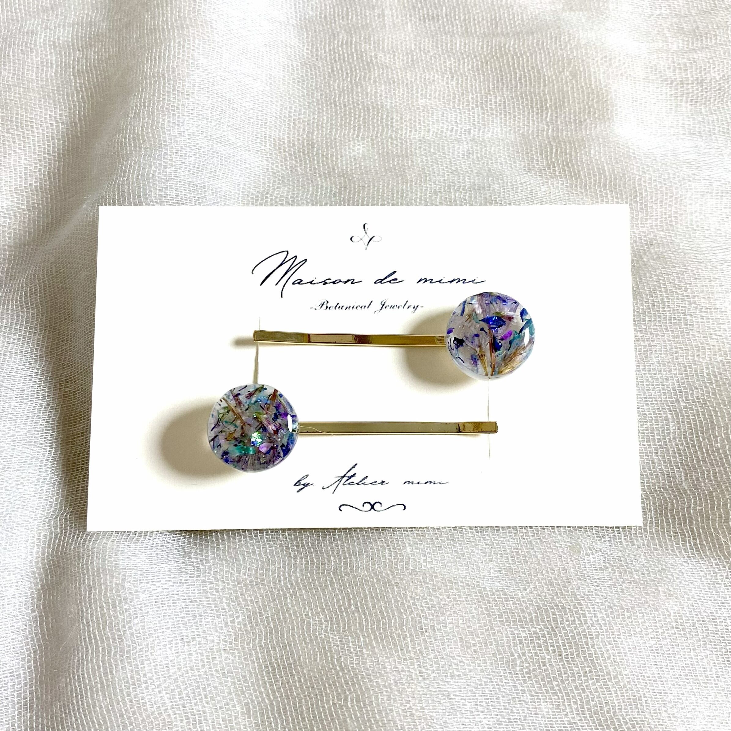 Mimi quotidien|Petites fleurs|小さな花たち ヘアピン BL Maisondemimi メゾンドミミ Ateliermimi アトリエミミ