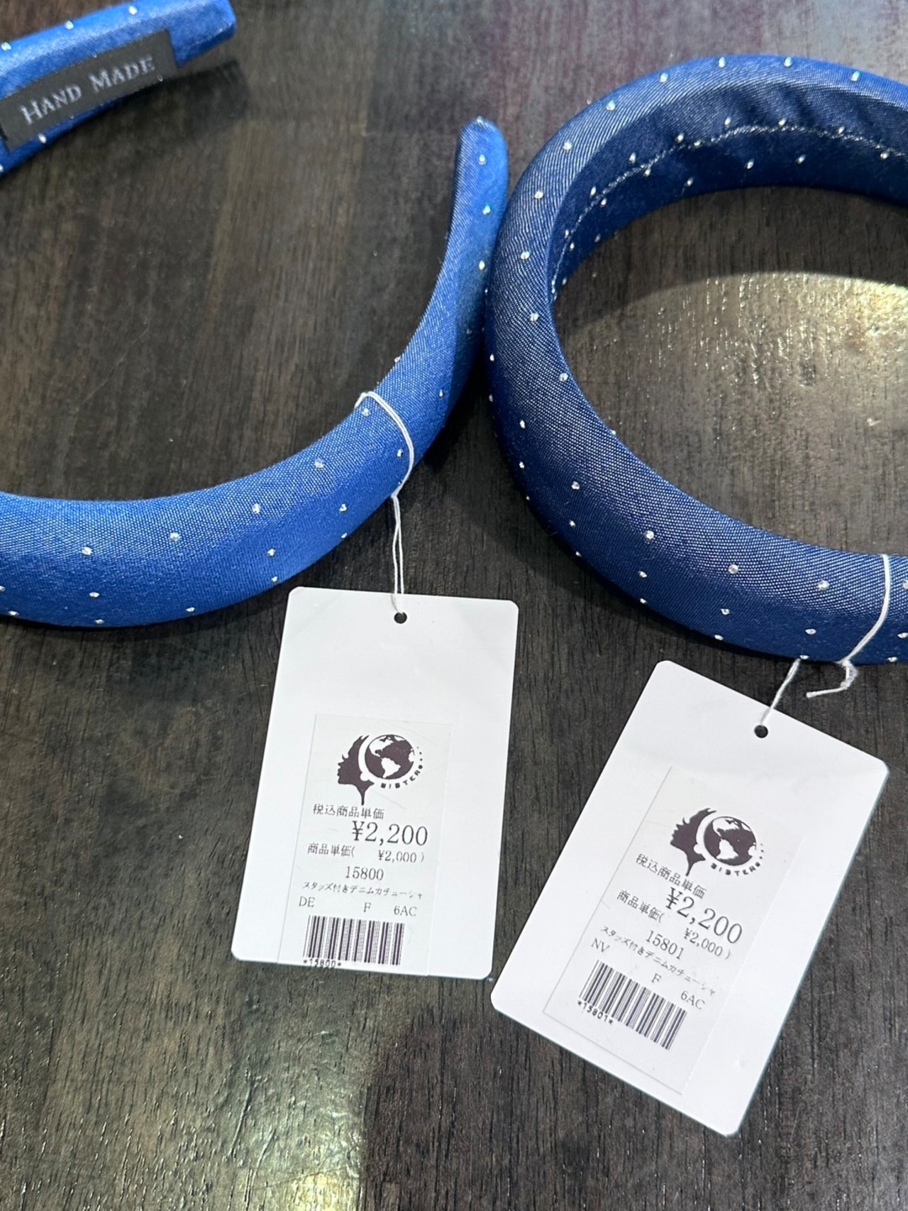 シスター　Sister　デニムストーンカチューシャ