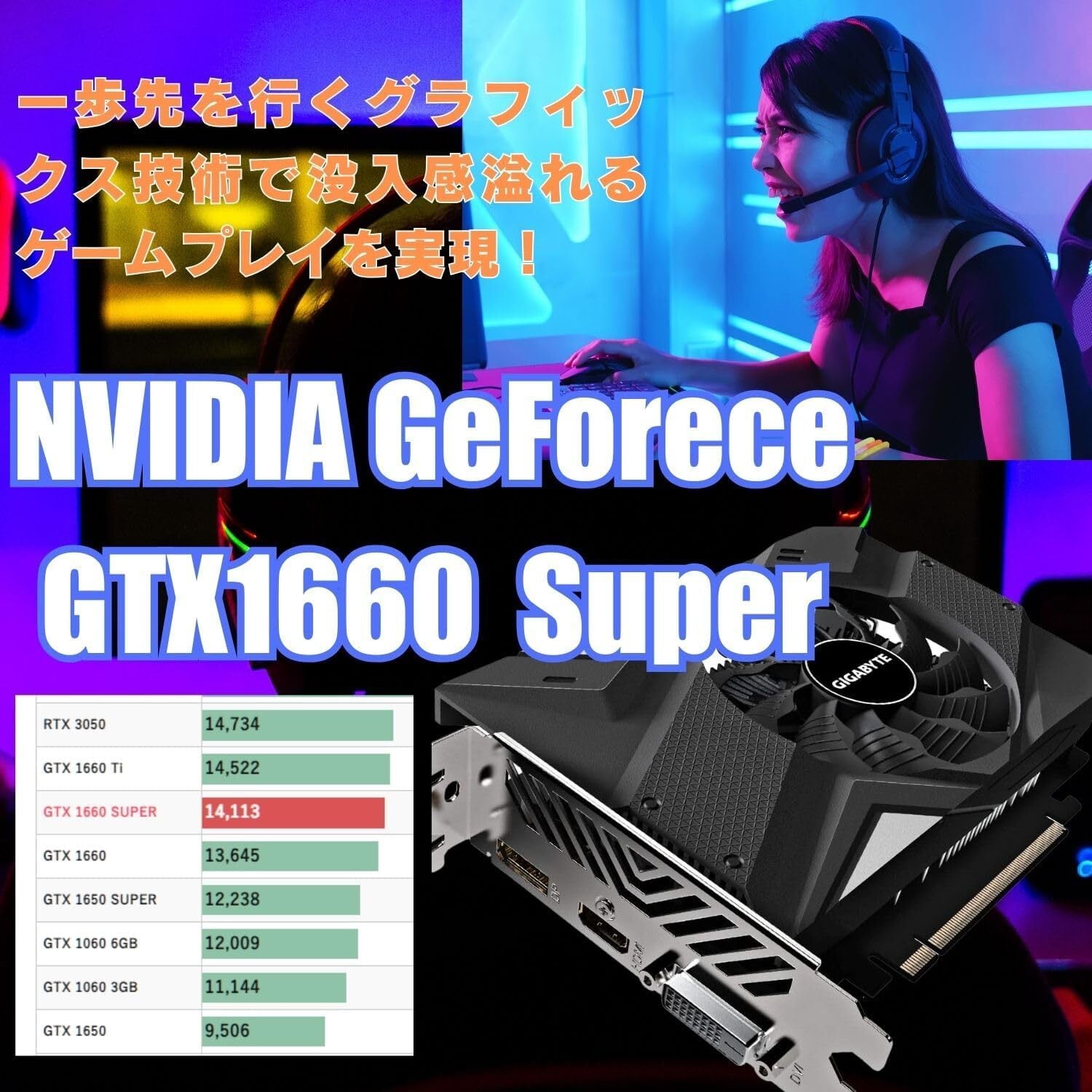 WaffleMK ジィストーム ゲーミングPC Corei5 12世代 GeForce 16GB