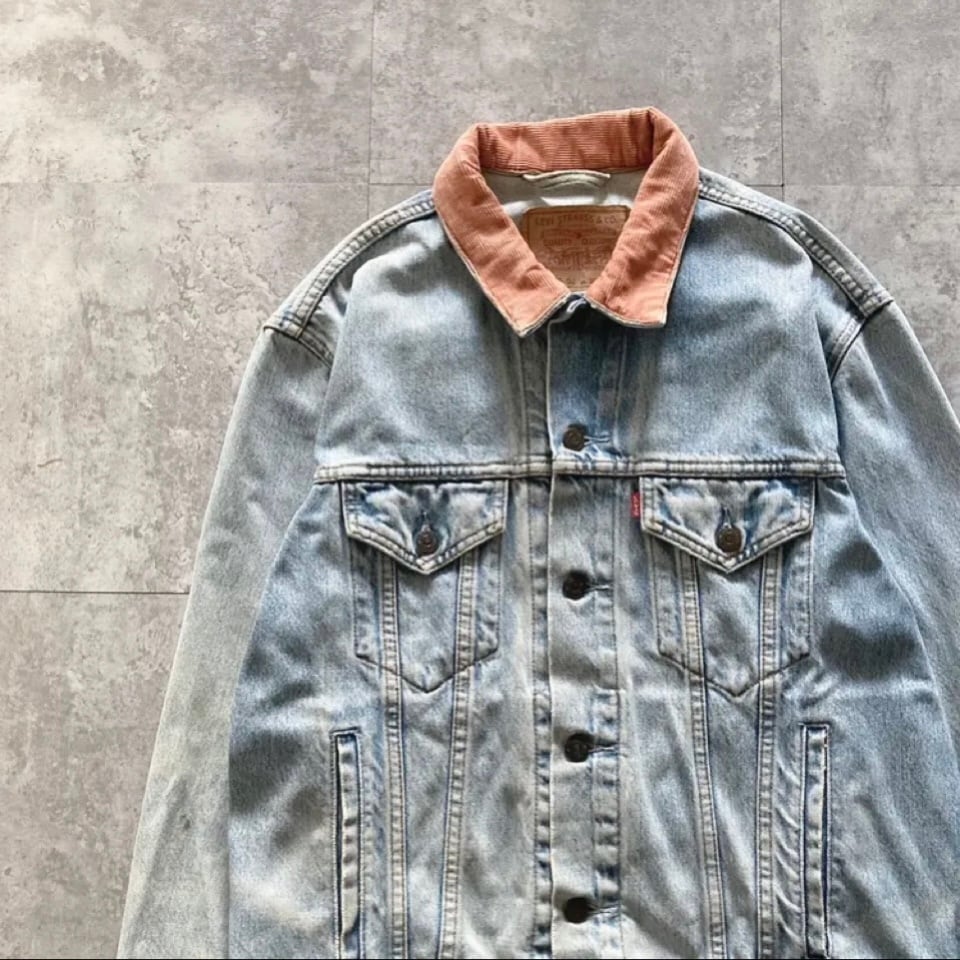 ⭐*⭐様 90s チュニジア製 Levi's ユーロ 70503 グリーンデニム 90s】Euro Levis 70503 ユーロリーバイス 96年製 チュニジア製 表記M