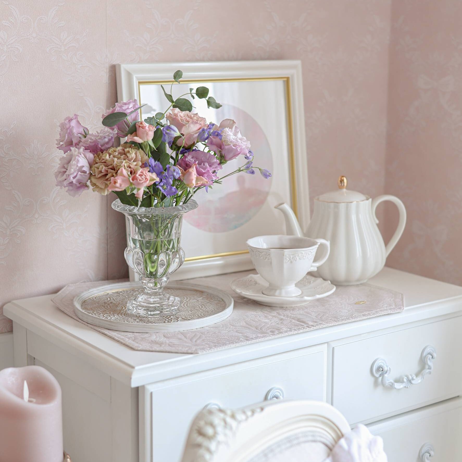 Crystal flower vase / クリスタルフラワーベース スタンダード