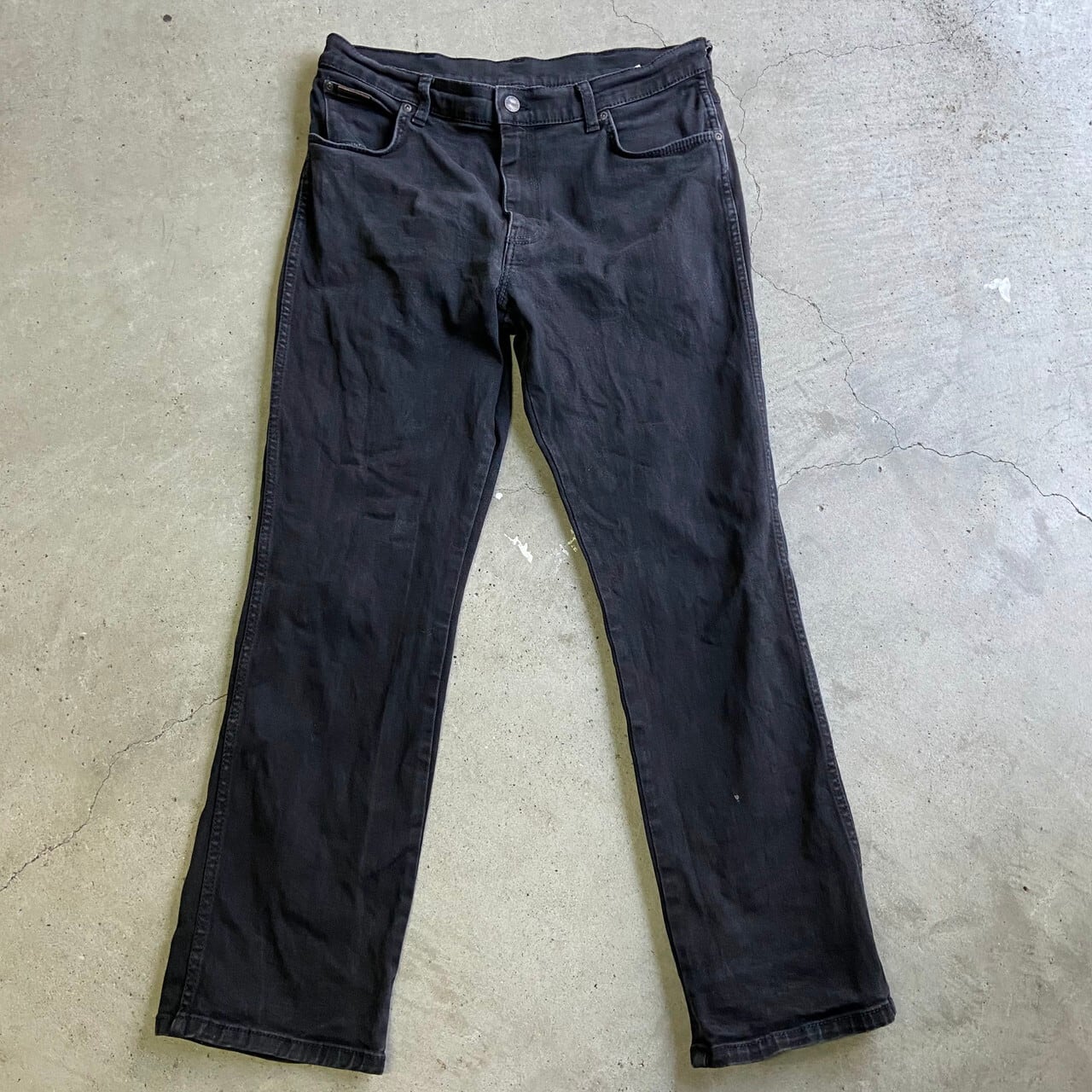Wrangler ラングラー Texas Stretch ブラック デニムパンツ 黒 メンズ W36 古着 ブラック デニムパンツ Ws22 15 23al15 Cave 古着屋 公式 古着通販サイト