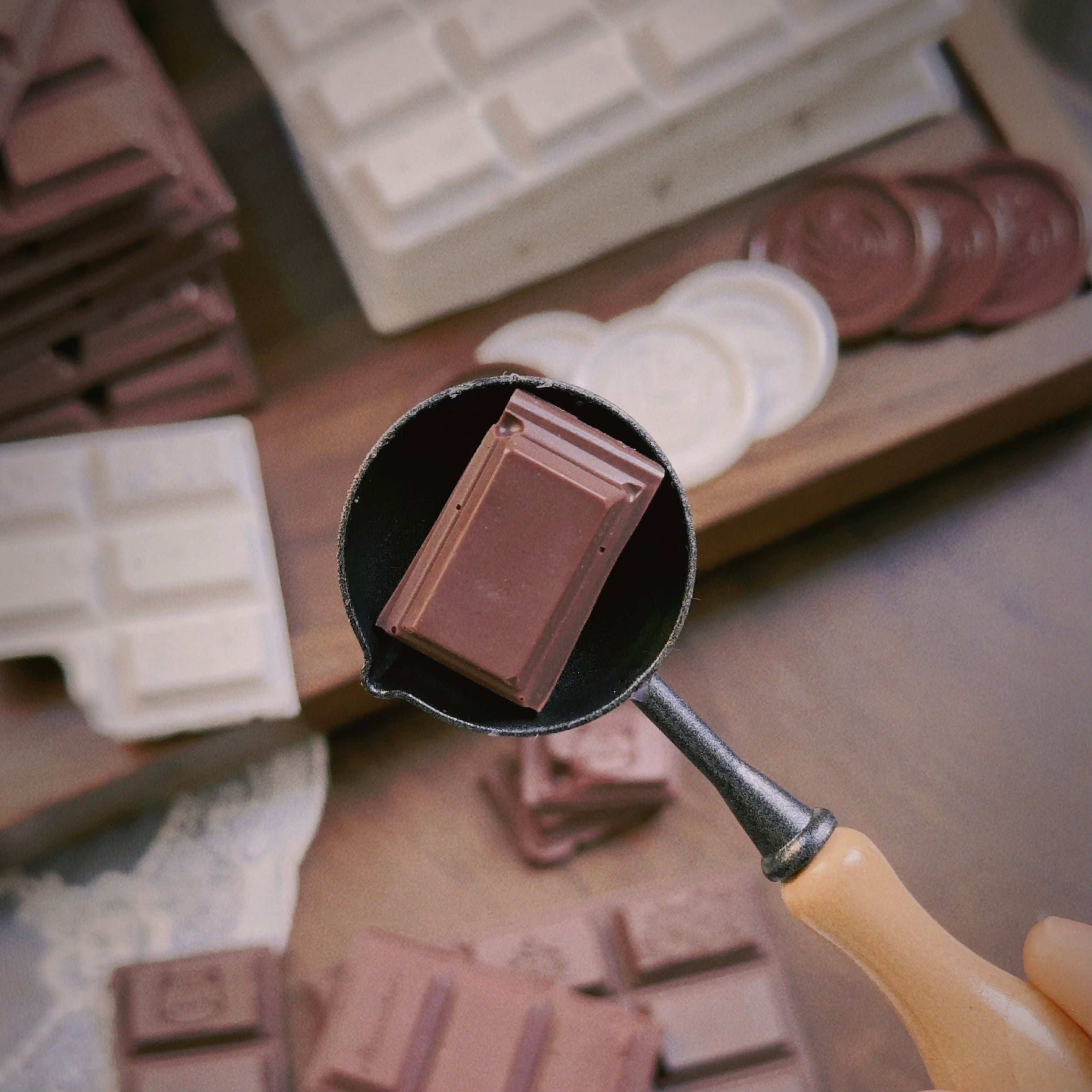 チョコ割りシーリングワックス｜Chocolate Break SealingWax