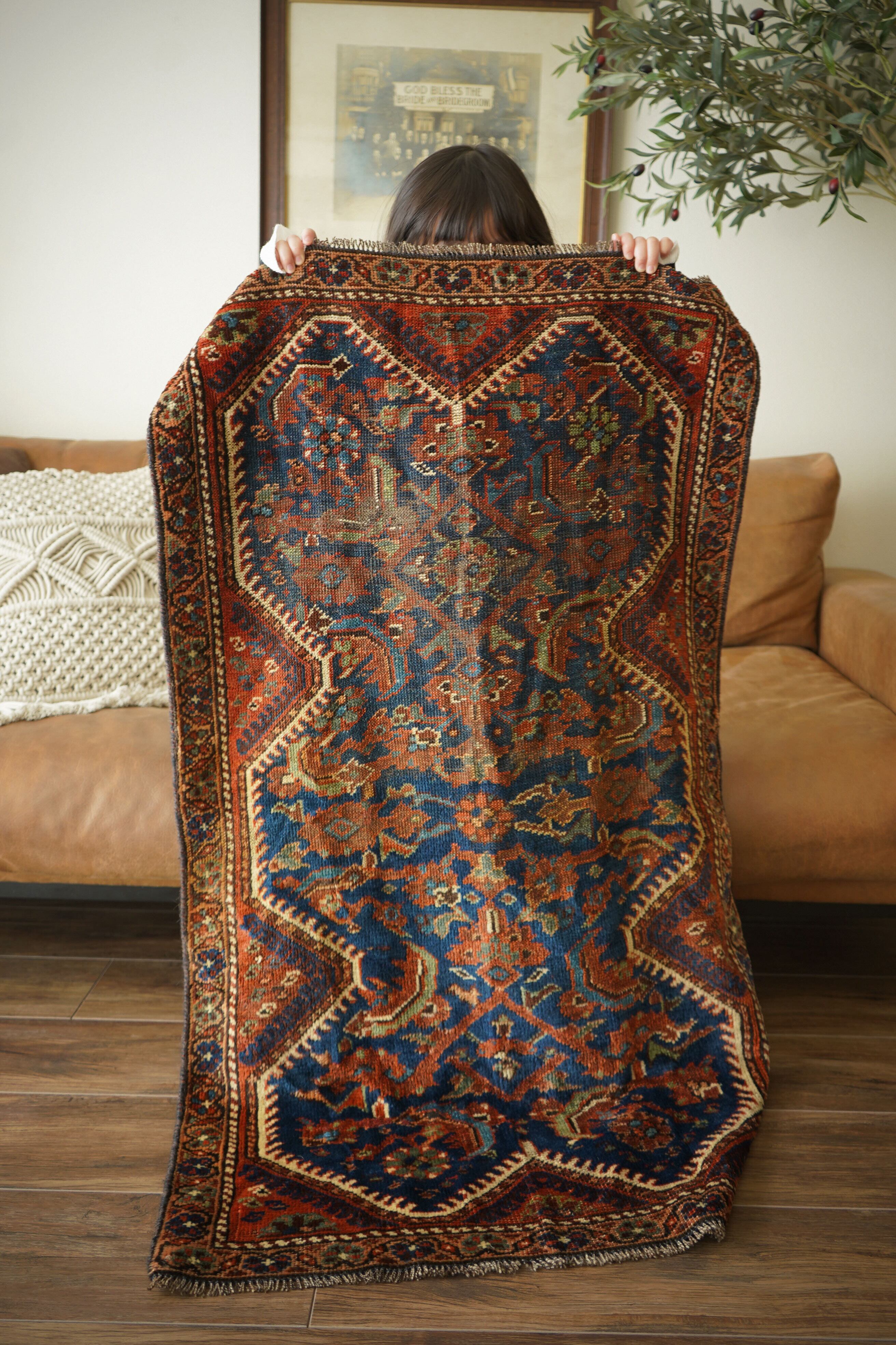 081】Semi Antique Sistan Baluch rug 1940's | ヴィンテージラグ専門