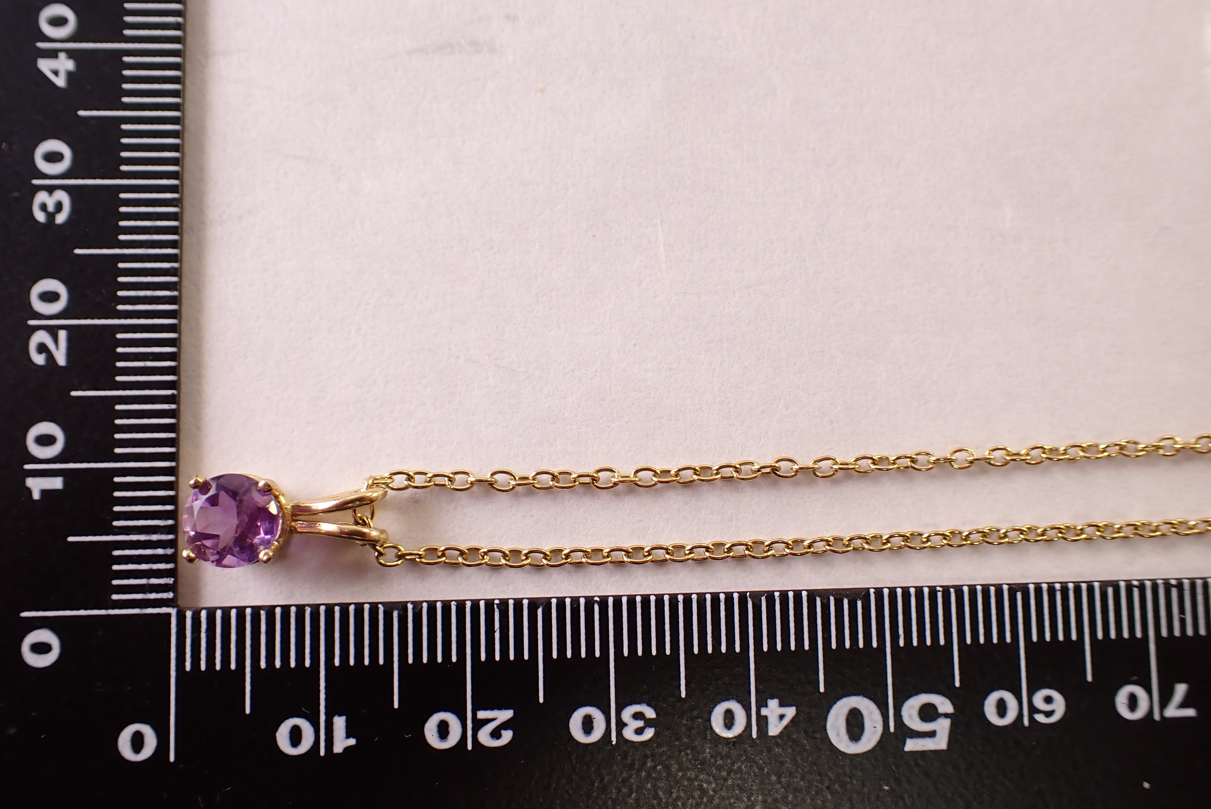 アメジストネックレス 0.82ct [D12‐161] | differencee(ディファレンシー)