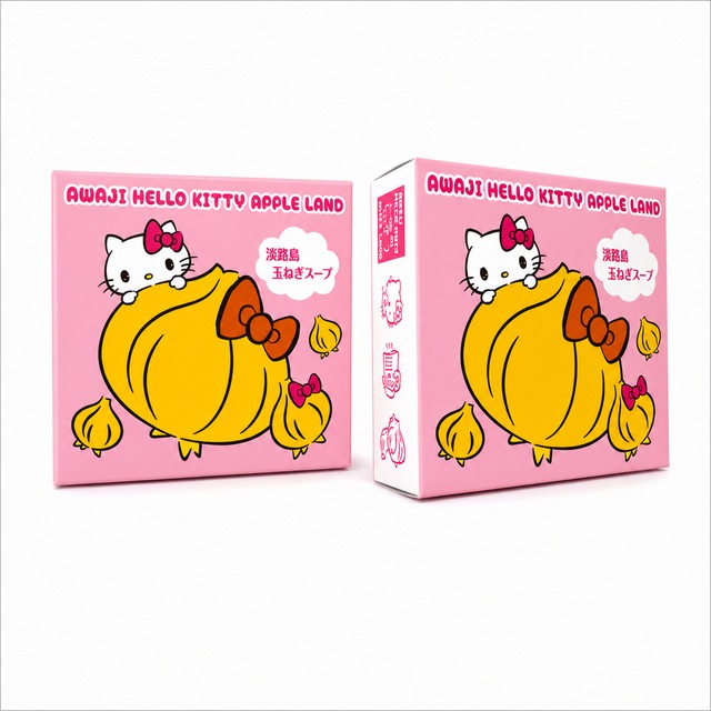 【AWAJI HELLO KITTY APPLE LAND】 淡路島　玉ねぎスープ
