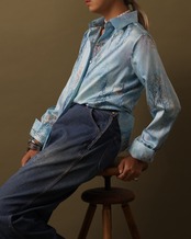 1980's Lanvin / Printed Shirt