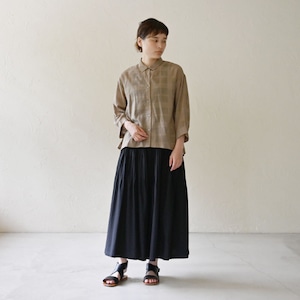 sisam / 手織ピンタックスカート