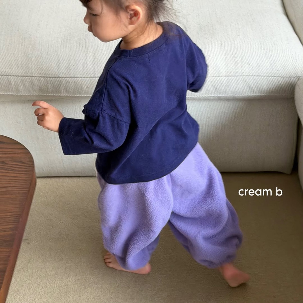韓国子供服 / 26winter / cream bbang / フワフワボンボンパンツ / キッズ / 冬服 *XXS~XL*