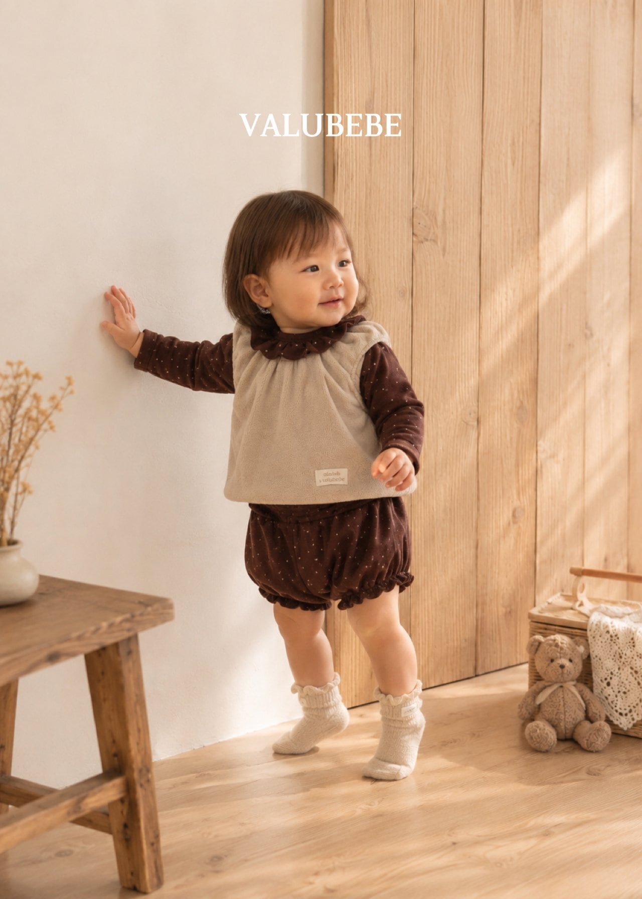 送料無料【予約】/ ニット靴下 / valubebe
