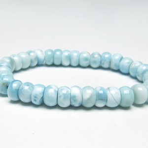 ラリマー ブレスレット ラリマール 本物 9mm 一点物 111-34237