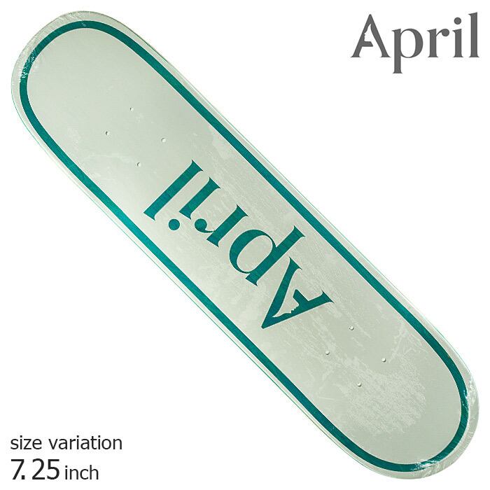 April エイプリル デッキ スケボー MINI OG LOGO 7.25 inch スケート
