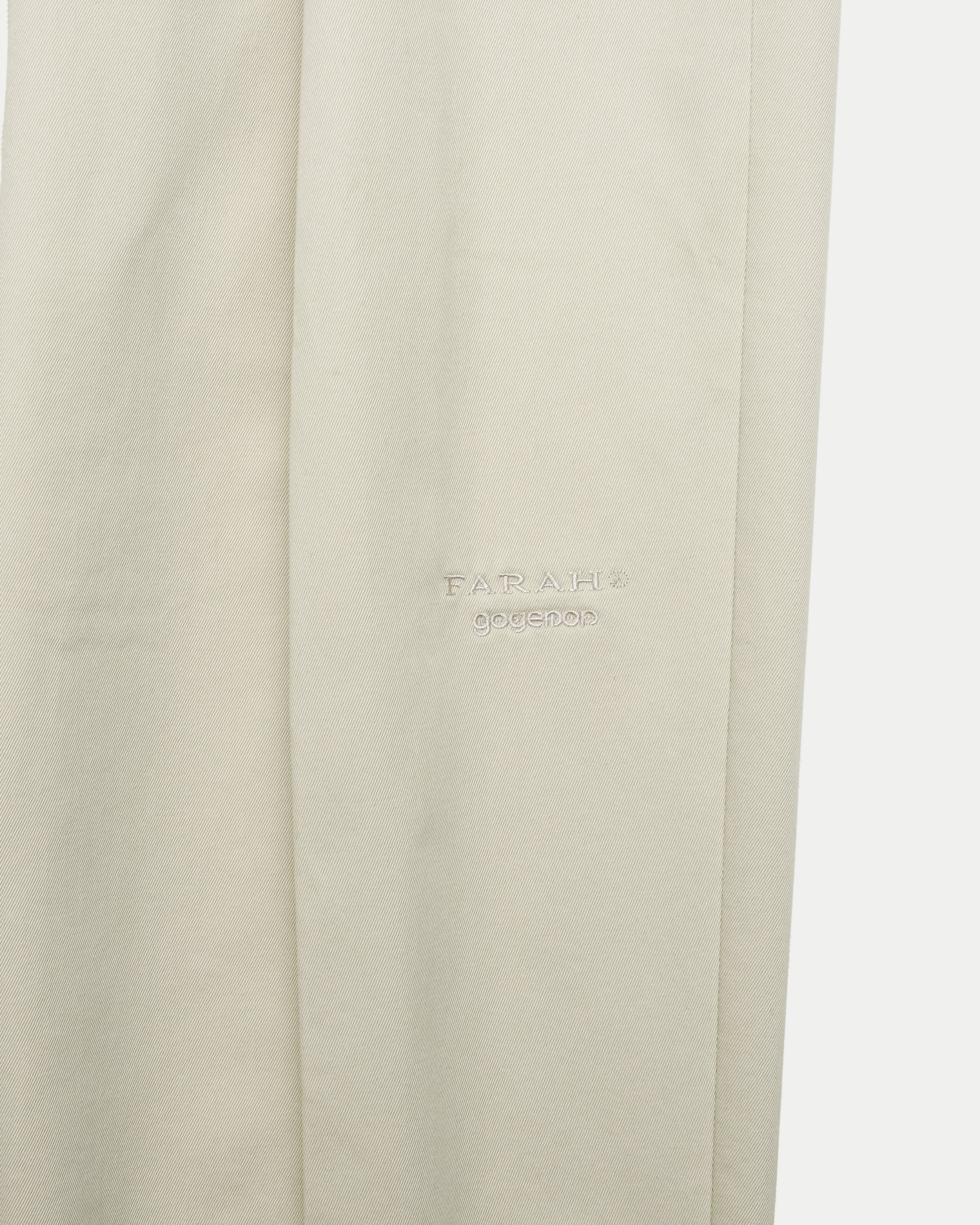 FARAH × goyemon work slacks light beige FARAH® × goyemon WORK SLACKS / LIGHT BEIGE | goyemon ONLINE STORE