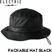 ELECTRIC エレクトリック バケットハット アウトドアハット 帽子 パッカブル PACKABLE HAT BLACK E24SC15 日本代理店正規品