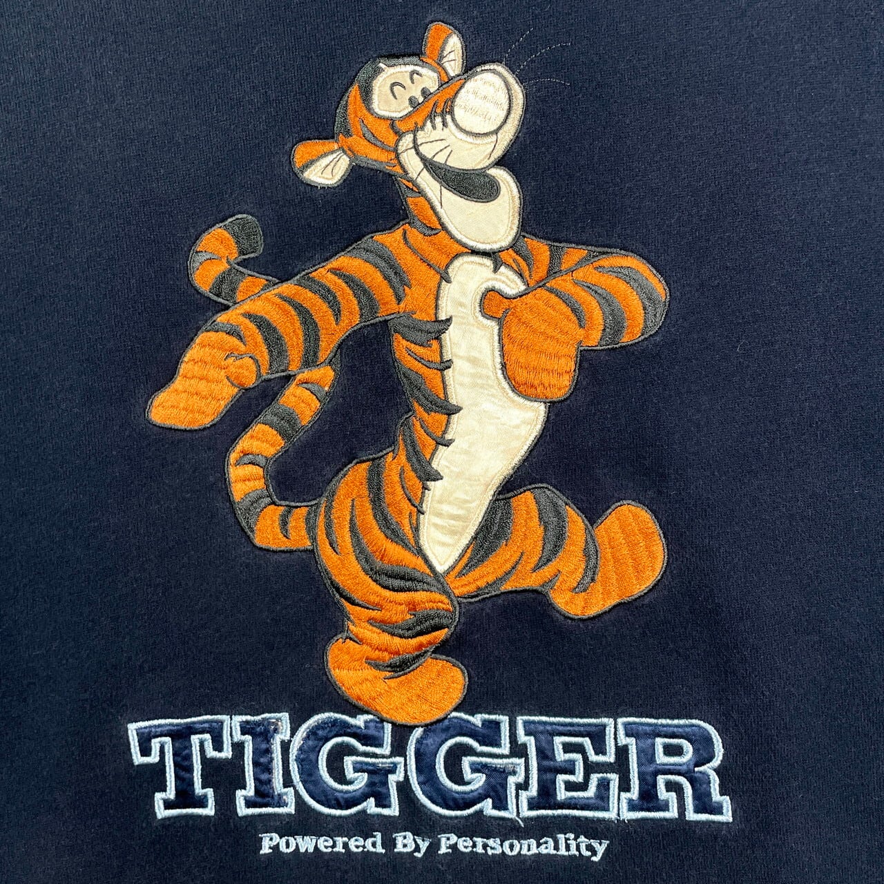 00年代 DISNEY TIGGER ディズニー ティガー キャラクター刺繍
