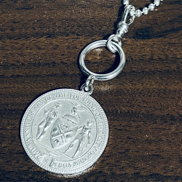 ANTIQUE TIFFANY & CO. 1903 NYC 250th Medal Long Necklace | アンティーク ティファニー 1903 NYC 250周年メダル ロング ネックレス