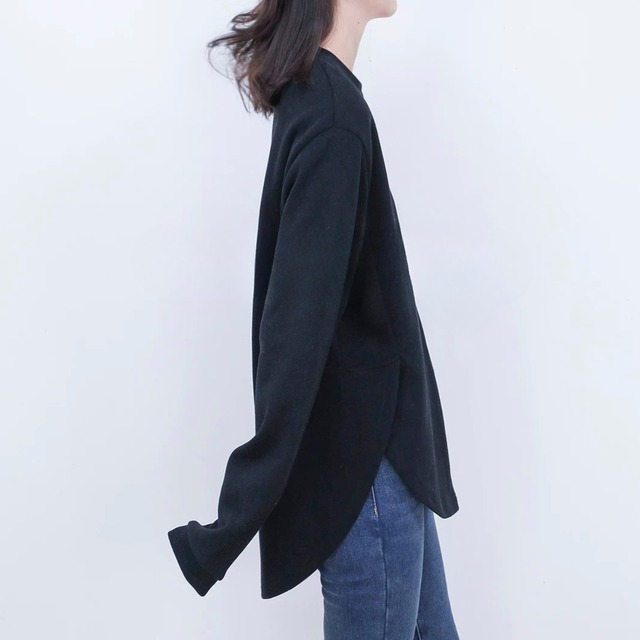 【クルーネック長袖Tシャツ 】P00365