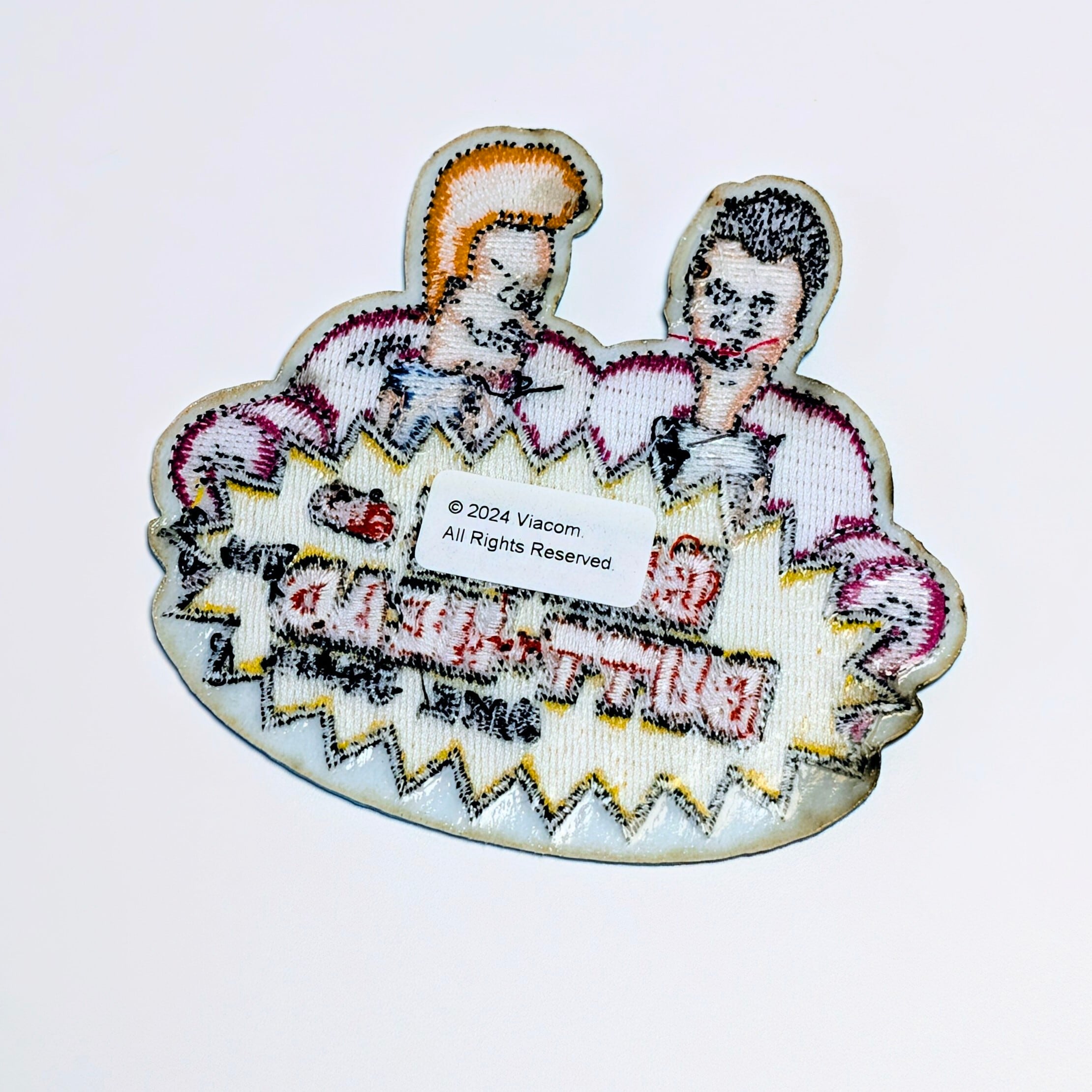 送料無料！ ★刺繍アイロンワッペン★【 BEAVIS AND BUTT-HEAD（ビーバス・アンド・バットヘッド）】MTV / ワッペン / PATCH〚アメリカン雑貨 アメトイ〛