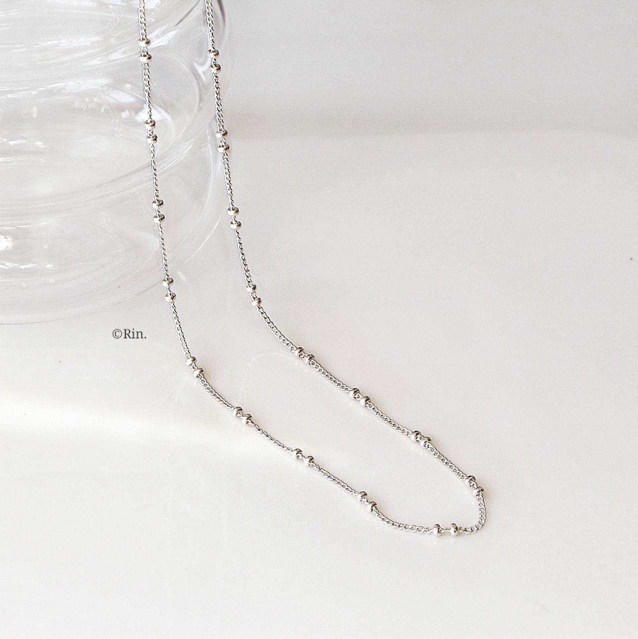 silver925 grain necklaceN035