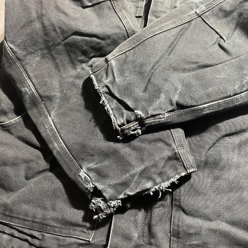 90s USA製 carhartt ブラック トラディショナルジャケット 詳細写真5
