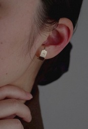 new Logo “CO” G - Ear Cuff / Ring ：Gold｜イヤカフ兼リング／SV925＋本金メッキ／厚み・強度アップ