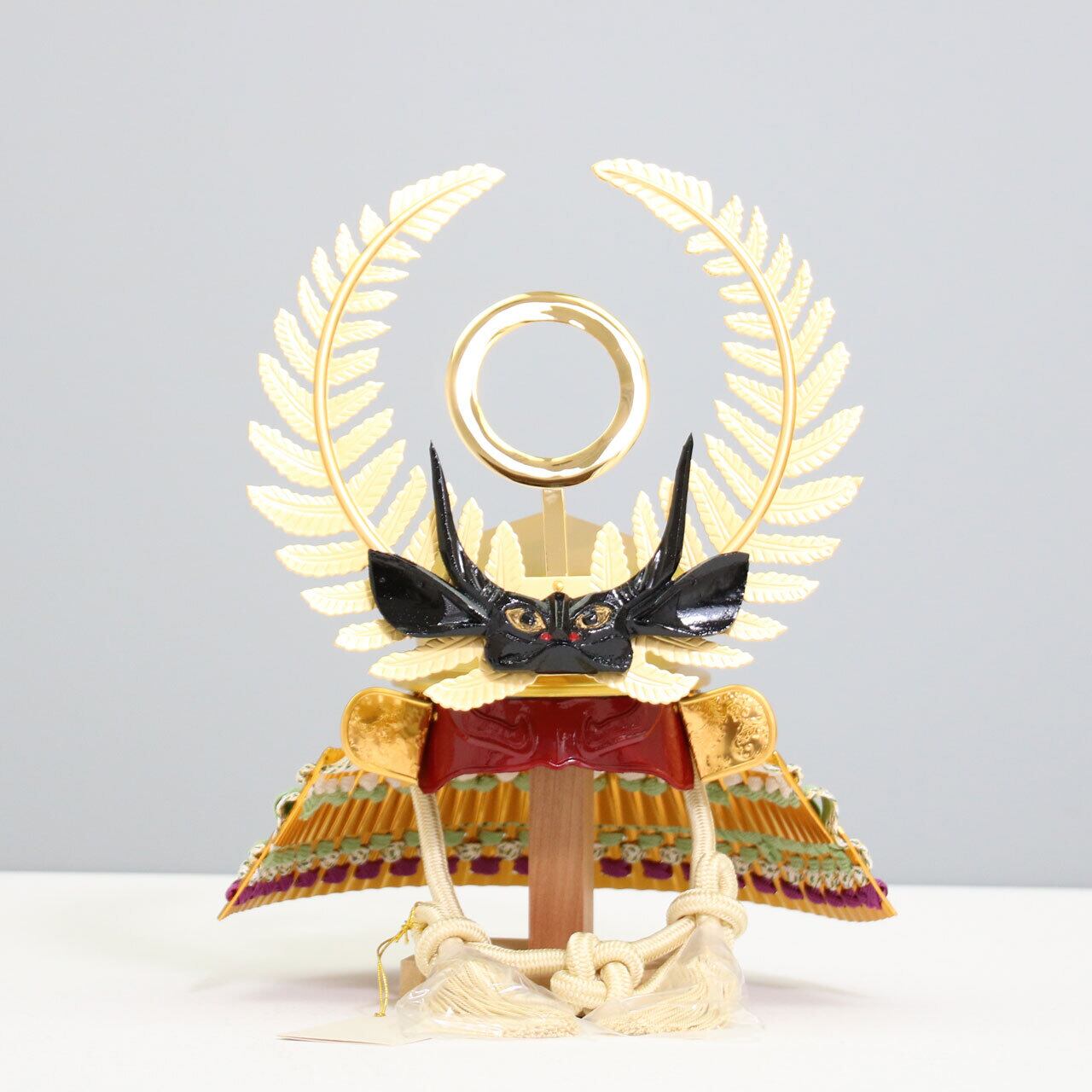 吉徳大光 【大越保広作 大御所飾り】【卯ノ花縅 10号】 兜飾り 床飾り