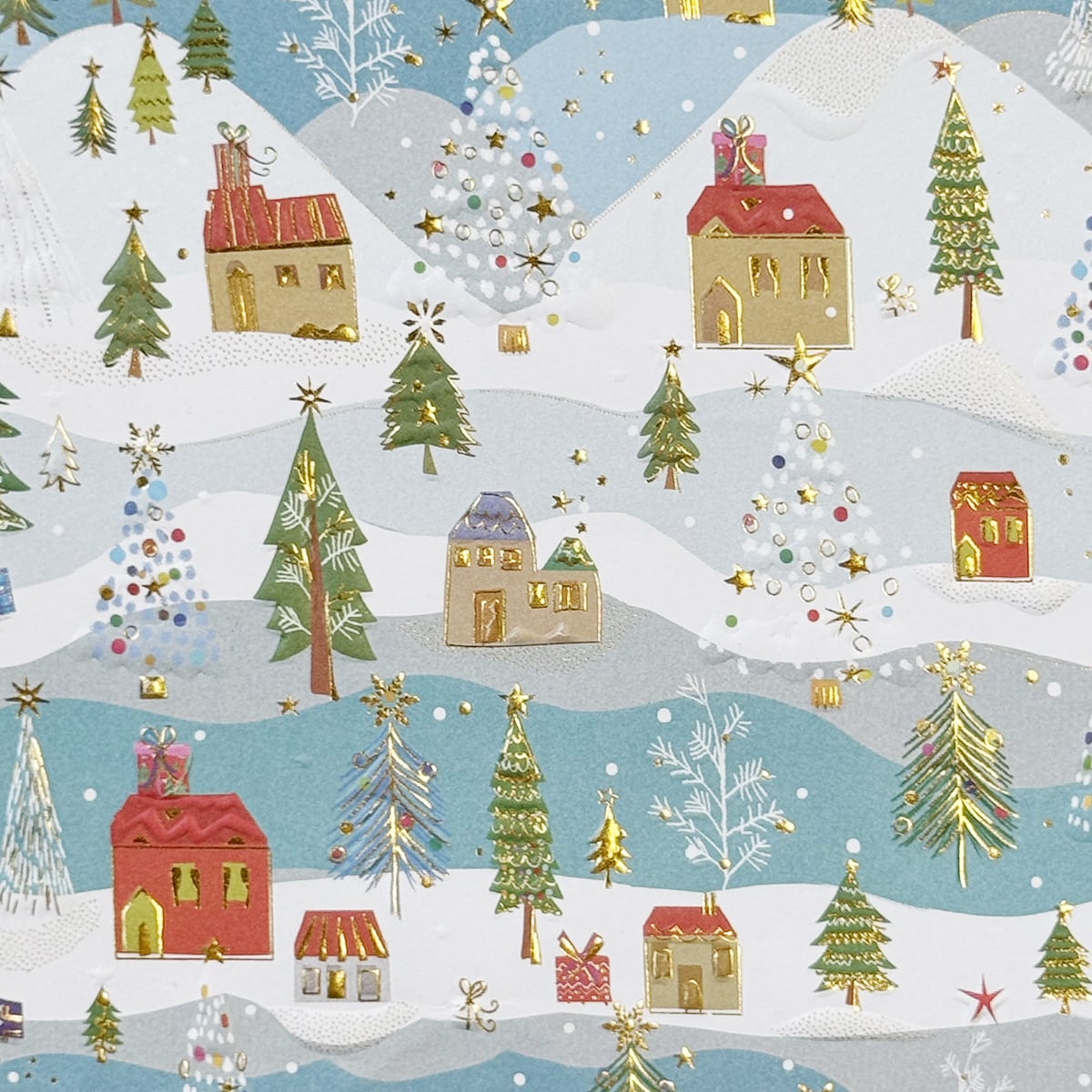 クリスマス ペーパー 装飾紙 TURNOWSKY GW9801 約50x70cm イスラエル製