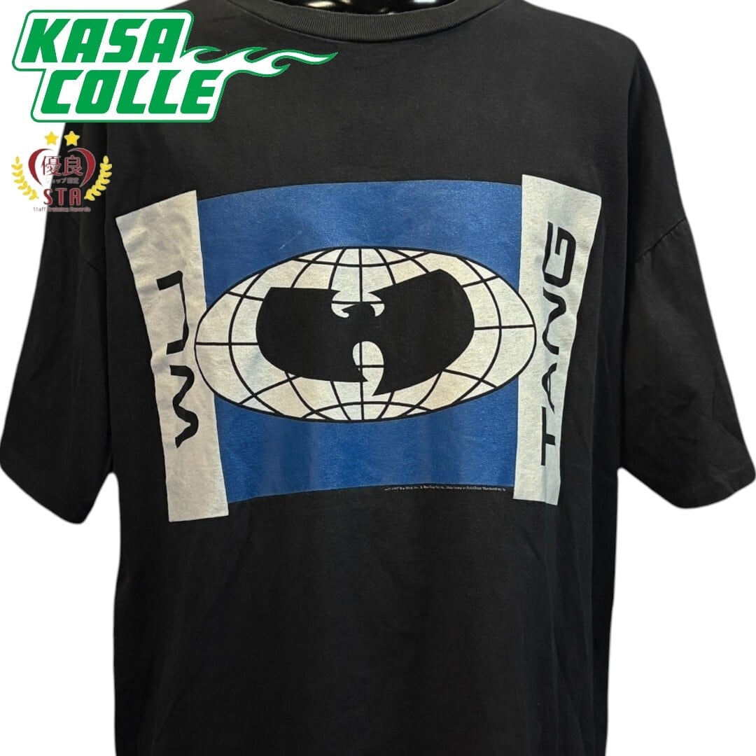 WU-TANG CLAN】ウータンクラン 1997 BLUE LOGO POLYGRAM Vintage T