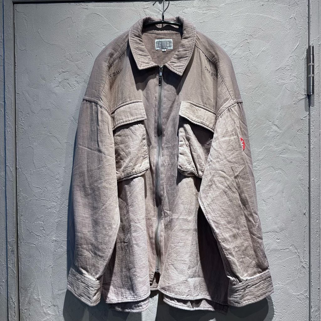 C.E シーイー ZIP SHIRT BLOUZON ジップシャツ ベージュ size:M