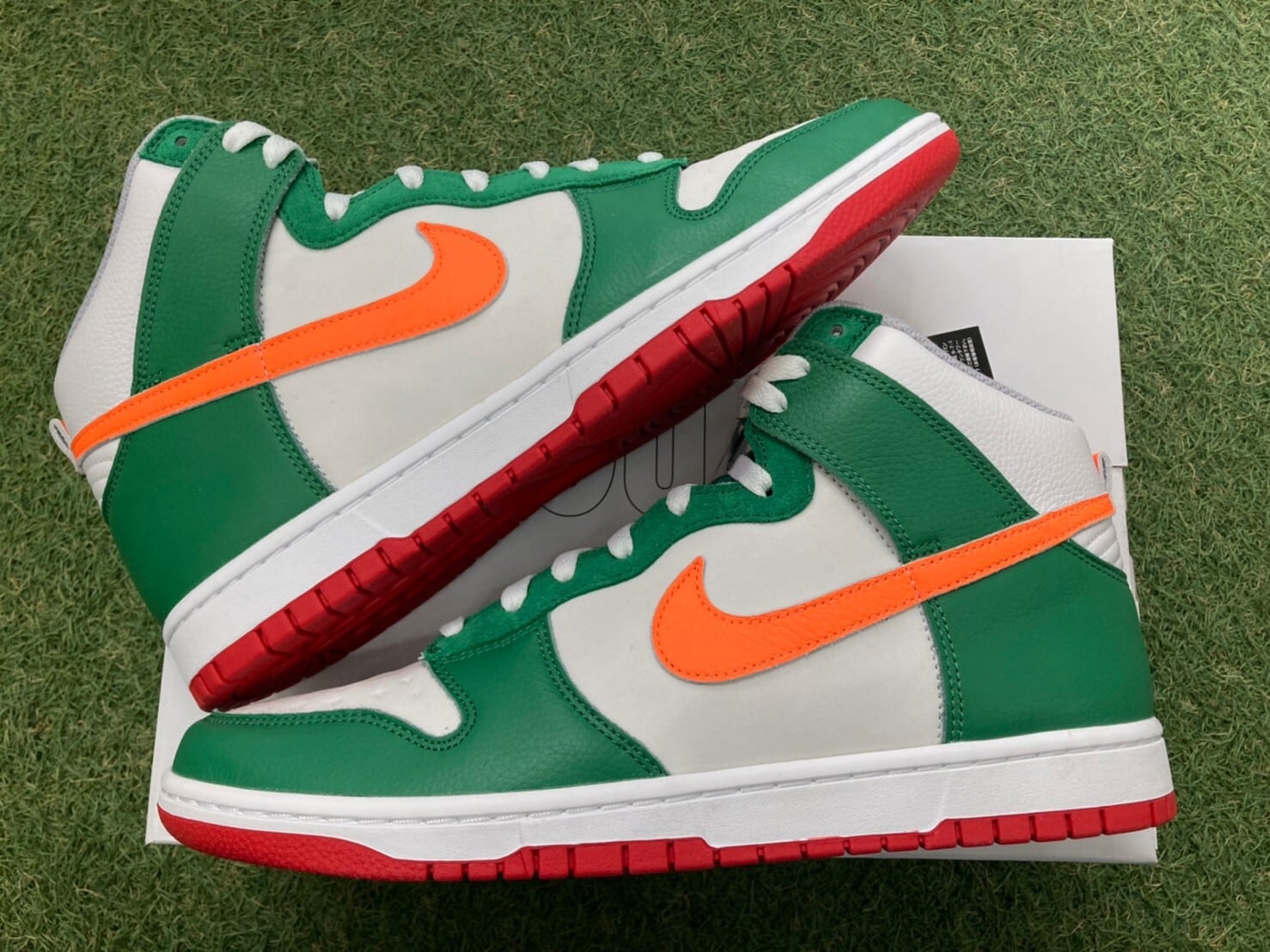 NIKE BY YOU DUNK HIGH ORANGE SWOOSH DJ7023-991 29.5cm 63873 
