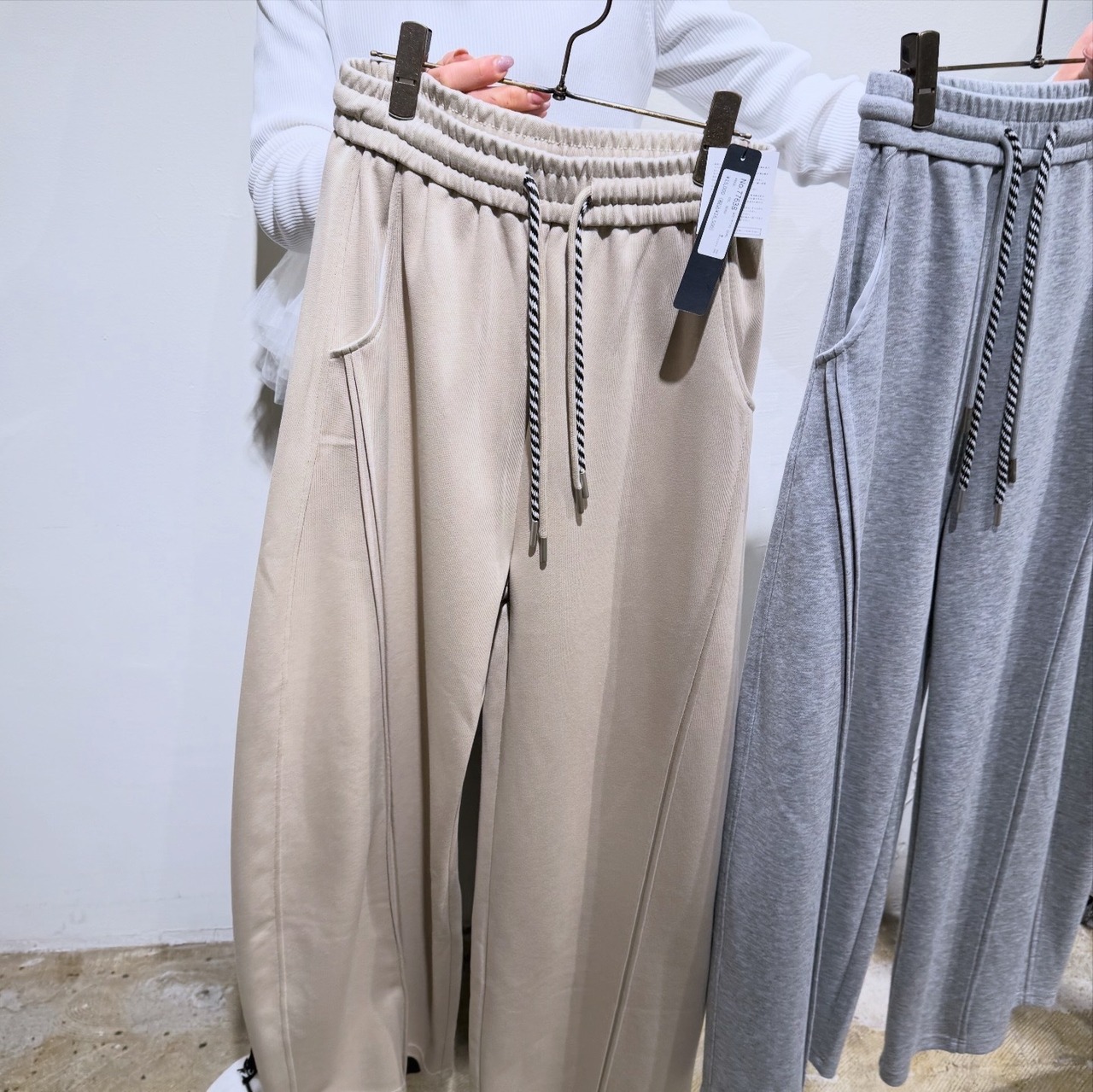 ポリーヌブロー   ダブルコードスウェットパンツ