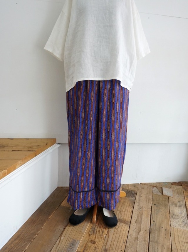 YARRA ヤラ　INDIAバティックプリントパンツ