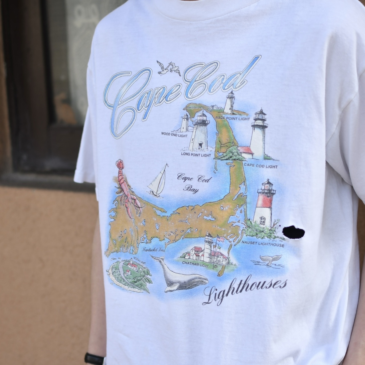 99's cape cod souvenir print tee