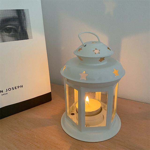Candle Holder キャンドル ホルダー 北欧 カフェ シンプル 雑貨 インテリア おしゃれ かわいい 可愛い 韓国 ディスプレイ アンティーク インスタ映え 自然 キャンドルホルダー 置き 白 ホワイト 星 スター 取っ手 透明 ガラス クリア きれい 韓国インテリア 韓国雑貨 韓国