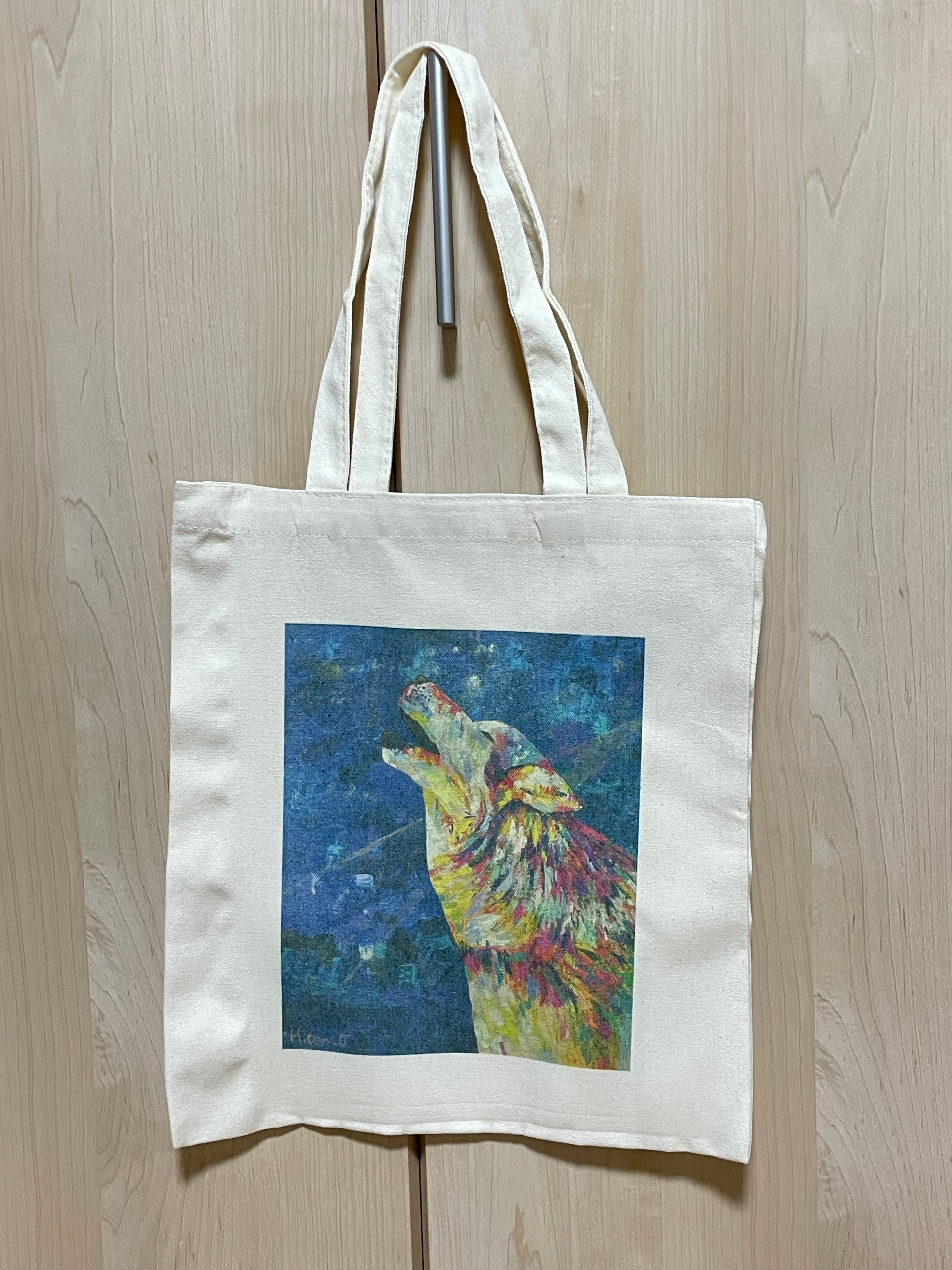 トートバッグ】絵画デザイン アート 現代アート ポップアート 動物画