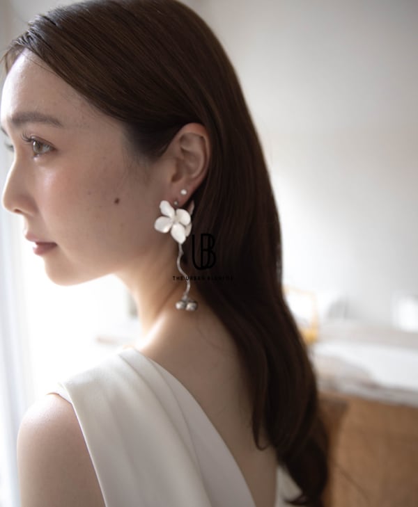 NEW】 フラワーパール イヤリング/ピアス 商品番号： AC0074 東京